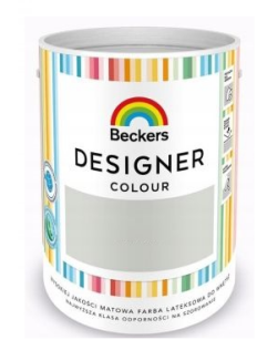 Beckers Designer colour farba lateksowa  5 L STONY GREY