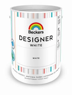 Beckers Designer colour farba lateksowa 5 L WHITE