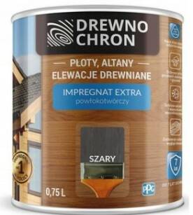 Drewnochron impregnat extra  4,5 L  SZARY